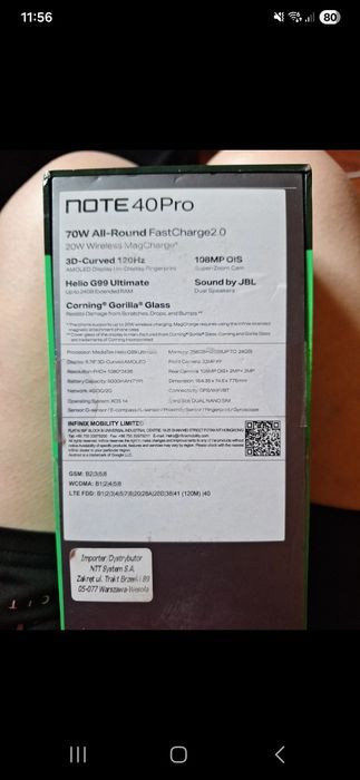 Infinix NOTE 40Pro