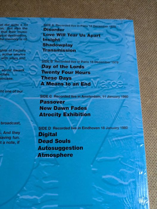 Joy Division – Les Bains Douches 2 × Vinyl, LP, Reissue, Repress, 180 Gram