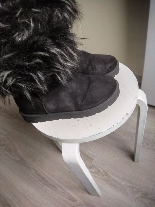 Śniegowce damskie czarne rozm. 37