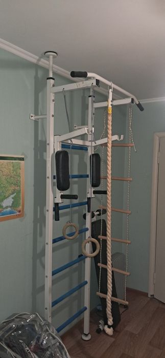 Шведська стінка турнік, бруси, лавочка