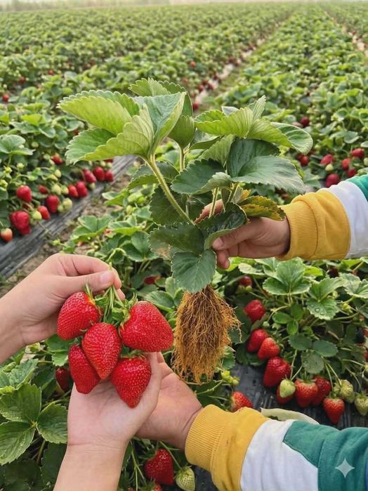 Sadzonki truskawek bez GMO