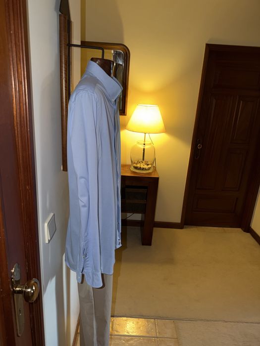 Camisa Tommy Hilfiger Knitted Slim Fit - L