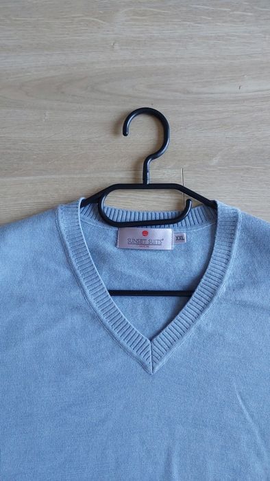 Elegancki męski sweter w rozmiarze XXL