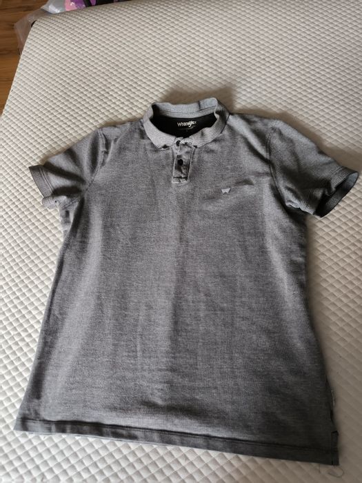 Wrangler koszulka polo M/L męska szara