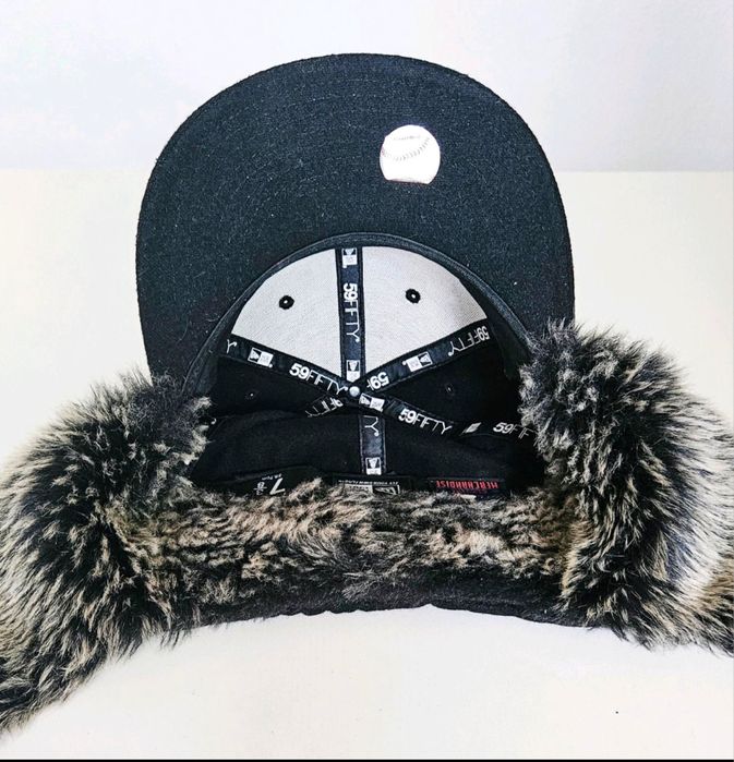 Кепка new era з хутром