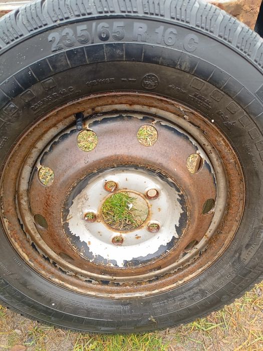 Koła opony felgi kompletne 2 szt 235 65 R 16 C renault master movano