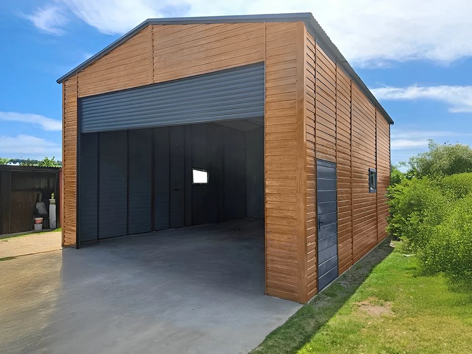 6x8 hala blaszana wiata garaż hala magazyn