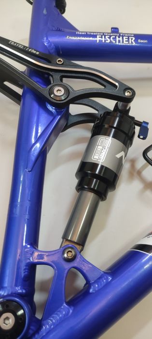 Рама FISCHER Durango 19" 140мм 26"-ті; двухподвес двопідвіс rockshox