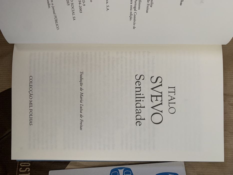 Italo Svevo, Senilidade