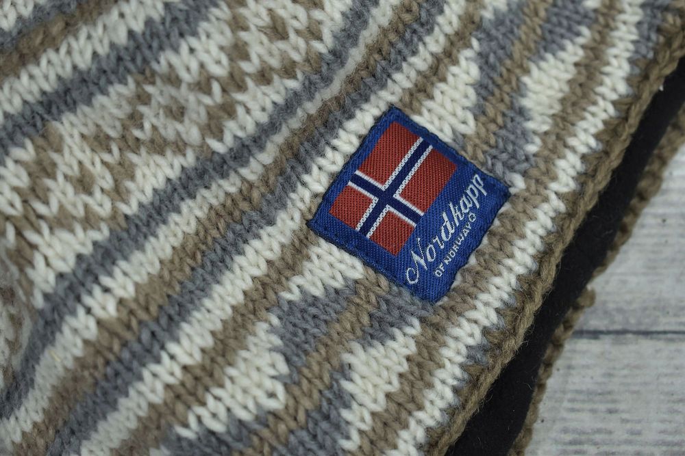 Nordkapp Of Norway Wełniana Czapka Made In Nepal