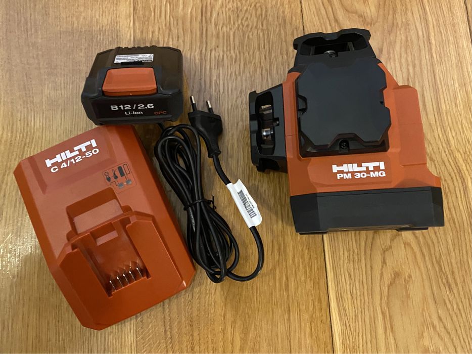NOWY laser Hilti PM 30-MG (ZIELONY) + bateria + ładowarka