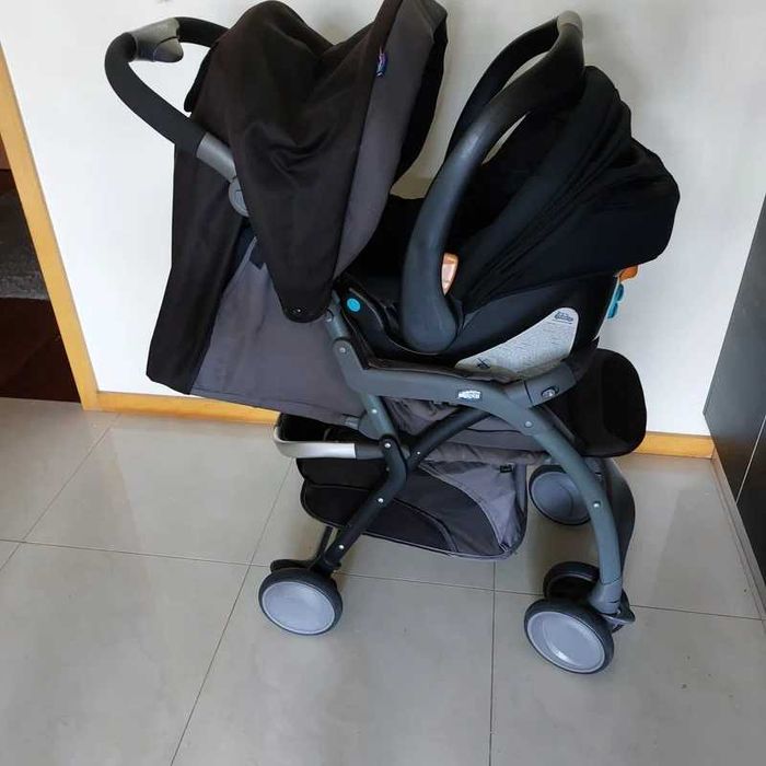 Carrinho e Cadeira Auto Gr 0+ da Chicco