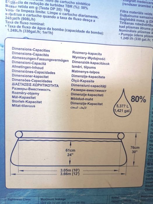 Piscina como Nova Bestway Fast Set