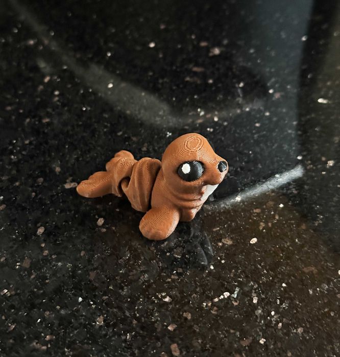 Słodki Mors Arktyczny Minimals 3D – ruchoma mini figurka, zabawka
