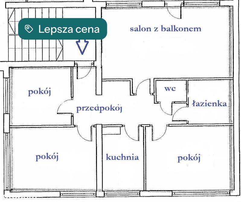 Bochnia Ul. Windakiewicza -mieszkanie 55mkw, słoneczny balkon,