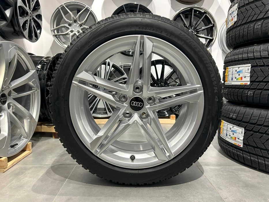 Oryginalne koła zimowe 18 5x112 ET40 Audi A5 B10 235/45R18 Firestone