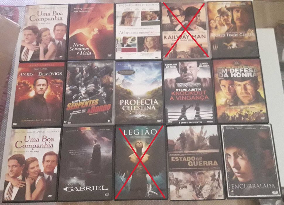 DVD's - Vários - como novos