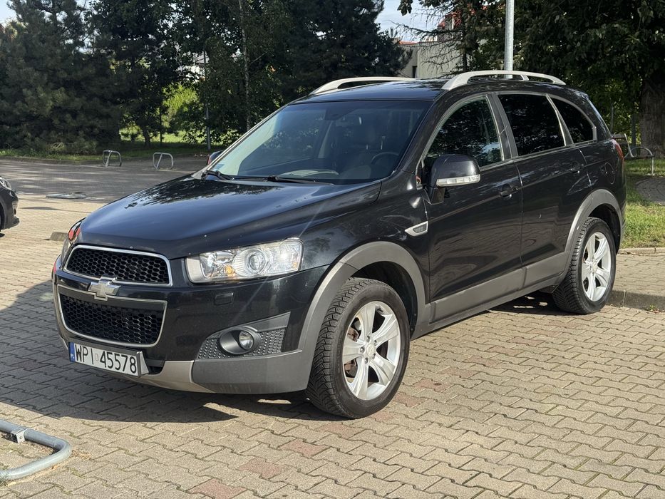Chevrolet Captiva, 7os.,2.4 LPG 2011r. Automat/4x4/tempomat/klima/alu/hak/Android/7-osobowy/Bez Wypadkowy