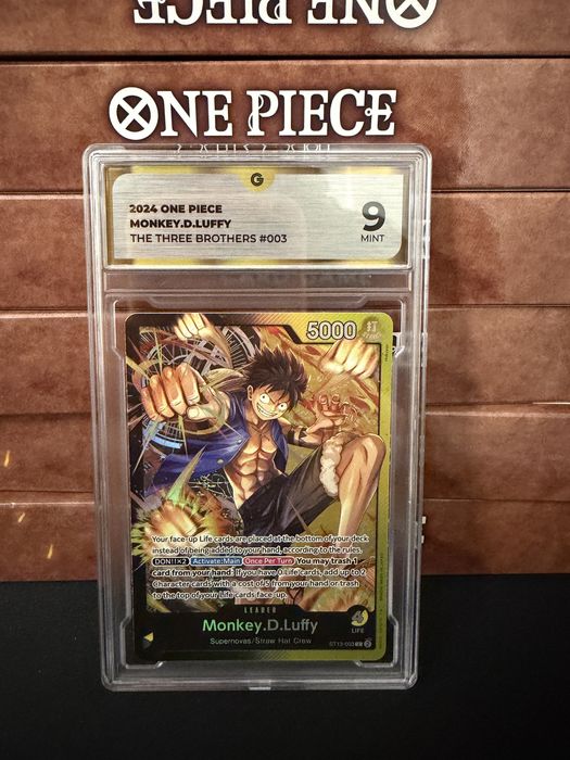 Bandai - 4 Graded card - One Piece - Monkey D. Luffy (9)
