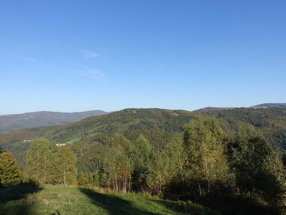 Brenna 2,53 ha inwestycyjna piękna panorama gór pod zabudowe