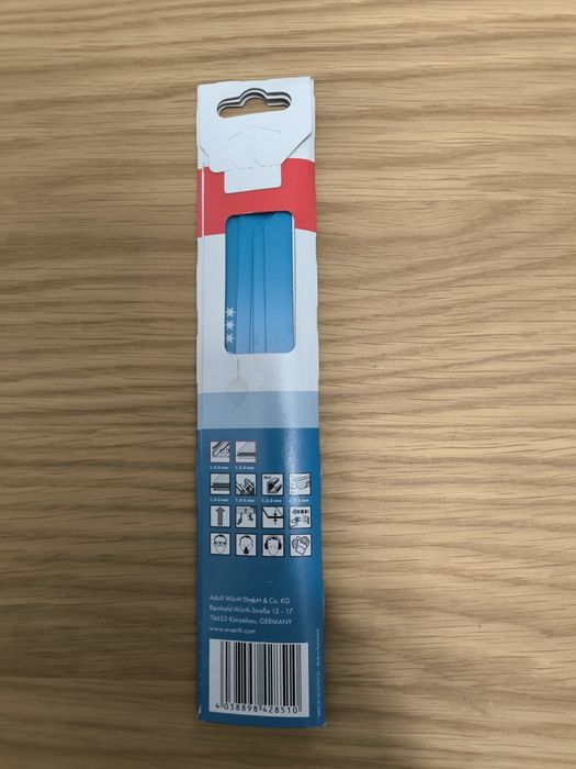 Wurth, 5x brzeszczot do piły szablastej, metal, 3 gwiazdki, heavy duty