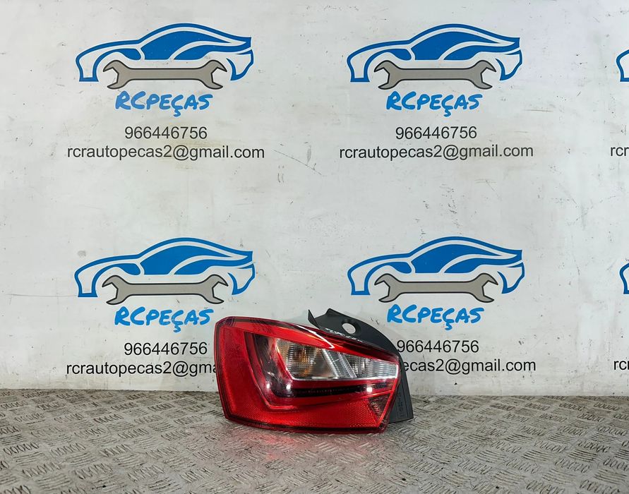 Conjunto Farolins Led Tras Traseiro Direito Esquerdo Seat Ibiza 6J