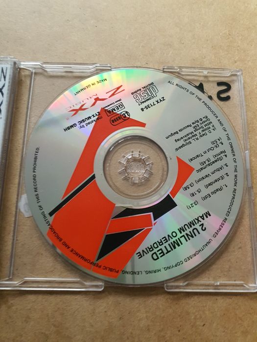 2 Unlimited Maxi CD Maximum Overdrive