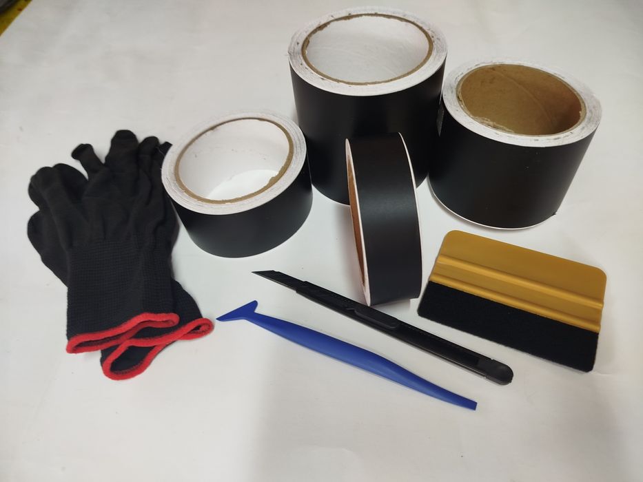 Стрічка для антихрому ,мат сатин, глянцева, самоклеюча  стрічка на пор