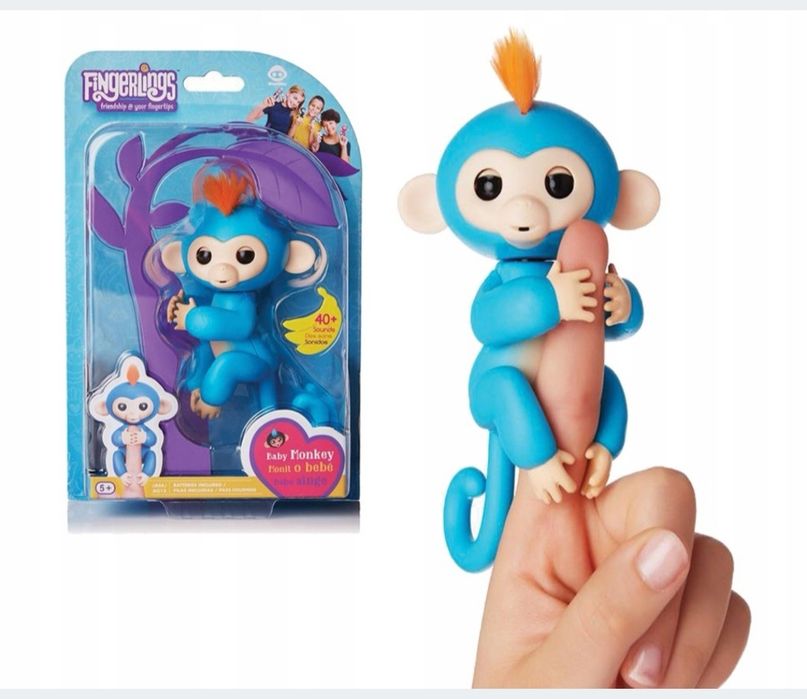 Interaktywna małpka Fingerlings