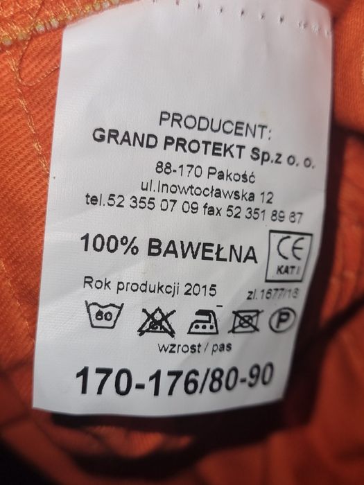 Nowe ubranie robocze XXL