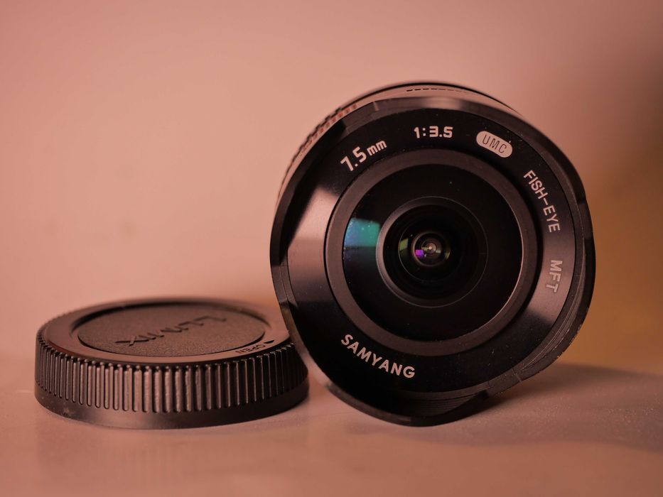 obiektyw Samyang, rybie oko 7.5mm, system micro 43, lumix, olympus