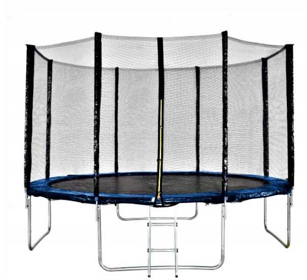 OGRODOWA TRAMPOLINA z Drabinką Wysoka Jakość