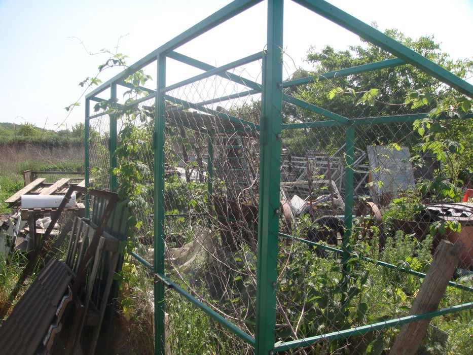 Вольєр  для собак 3,4мх1,4м,клітка 0,8мх0,8м вис.1,8- 2,2 м