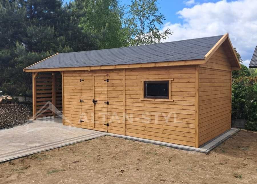 Domek narzędziowy ERNEST z tarasem 7x3(domek 5x3+2x3 taras) PRODUCENT