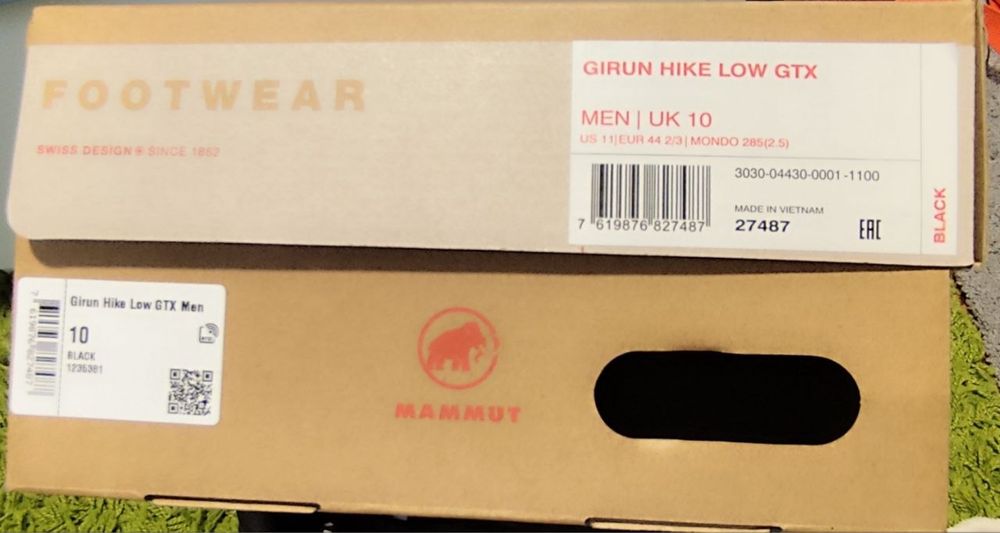 Кросівки Mammut Girun Hike Low GTX