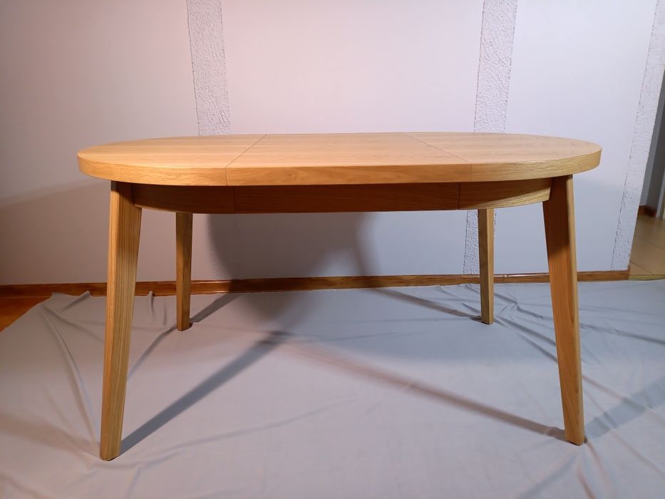 Stół okrągły rozkładany DĄB 90cm
