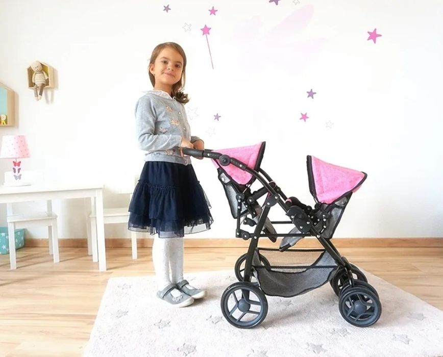 Podwójny wózek dla lalek Knorrtoys Milo