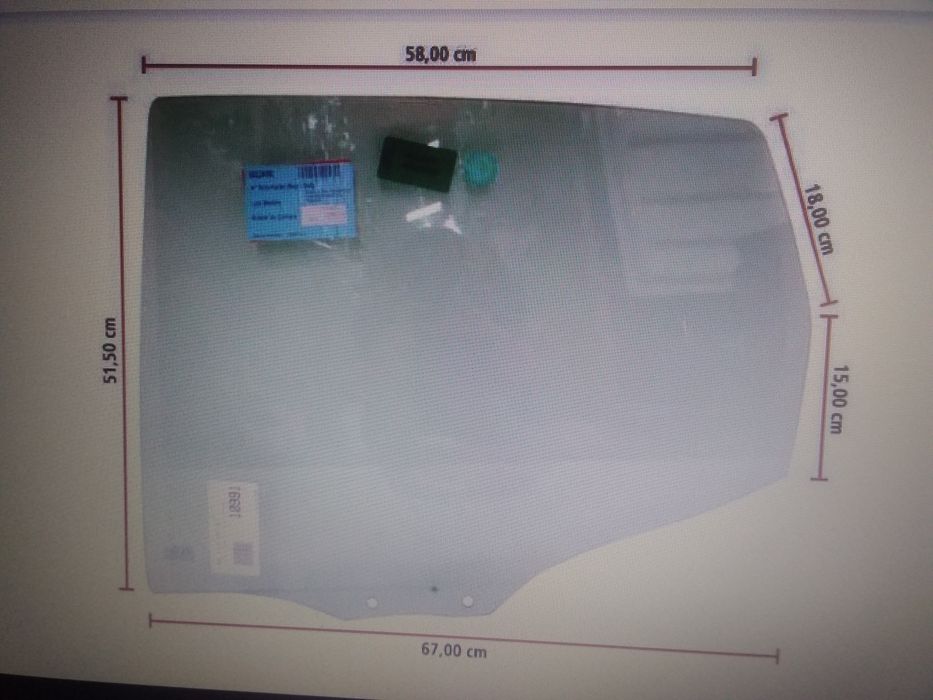 Mercedes classe A vidro