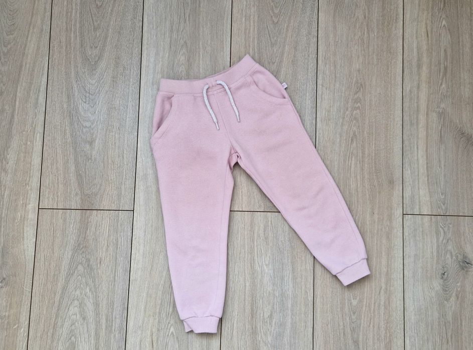 Spodnie dresowe 2-3 lata,  pudrowy róż