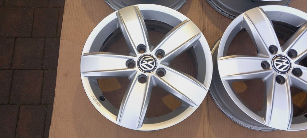 Felgi alu 4x oryg. VW /SKODA/SEAT/AUDI 6.5x16, 5x112, ET48 , Stan bdb