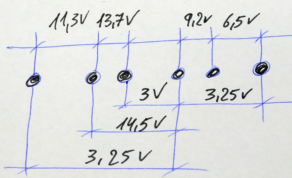 Transformator sieciowy 13,7V 9,2V 6,5V TS40  UNITRA ZATRA [R1]L3