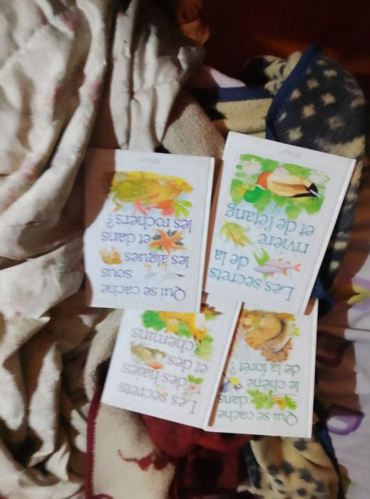 4 enciclopédias animais em francês