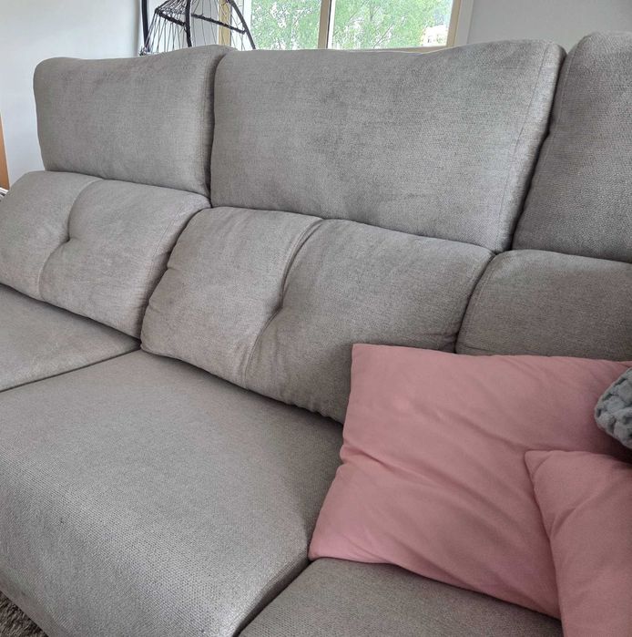 Sofá  de sala com chaise longue
