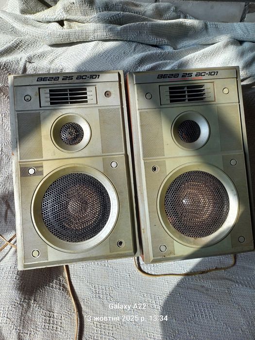 Акустична система Вега 25 АС - 101. Ціна за пару 1000.