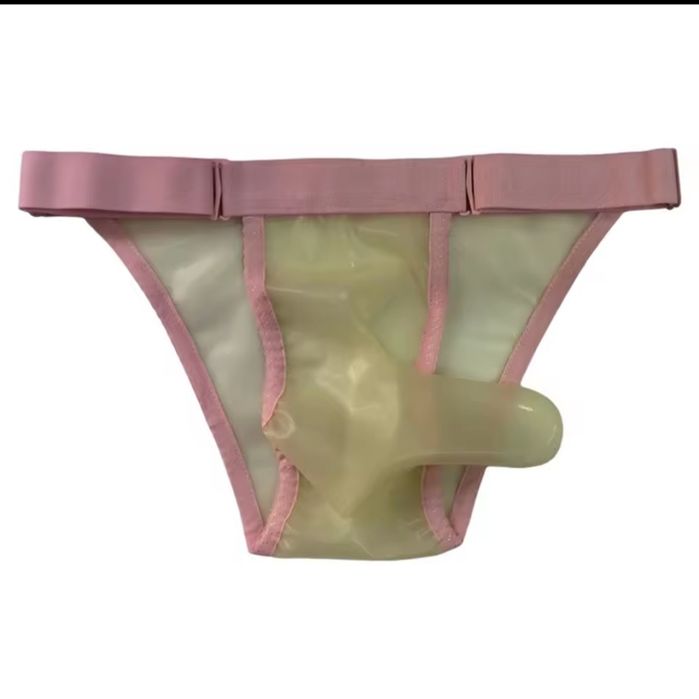 Латексные  трусики 2 видов для ночного использования хоботок , мешочек