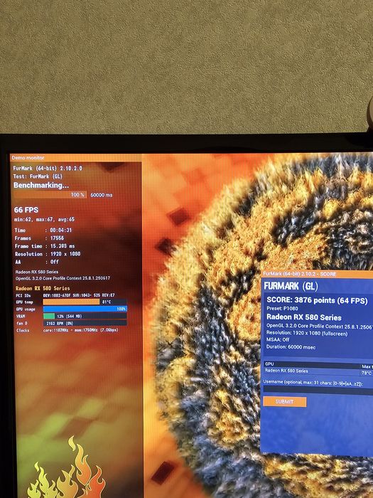 Відеокарта Rx 580 4gb   gddr5 asus