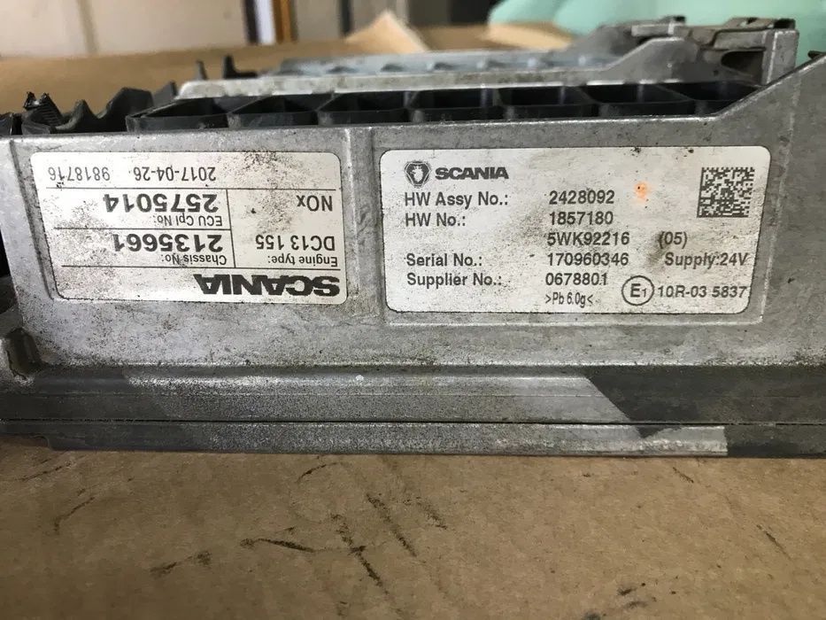 Sterownik silnika scania euro 6 S8 DC13 155