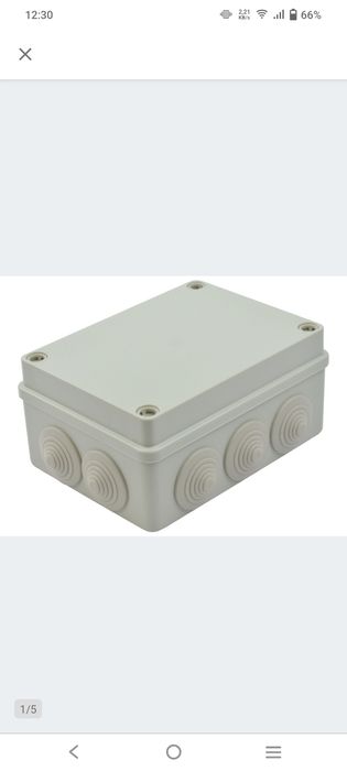 Puszka obudowa na tynk hermetyczna 15x11x7 cm IP65 3 sztuki