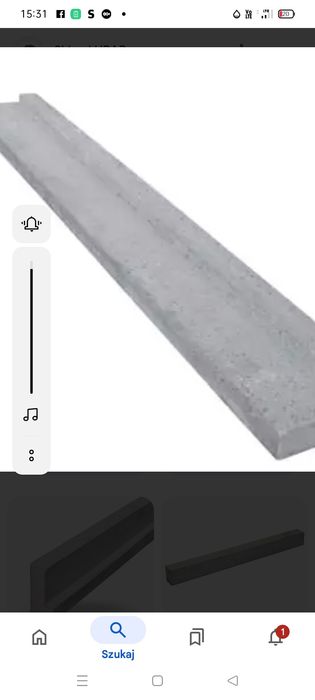 Nadproże betonowe L