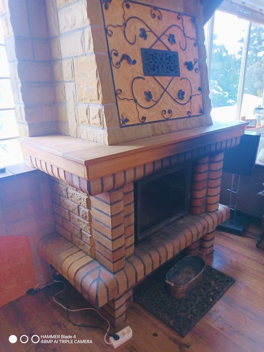 Kratka kominkowa ozdobna 86x70